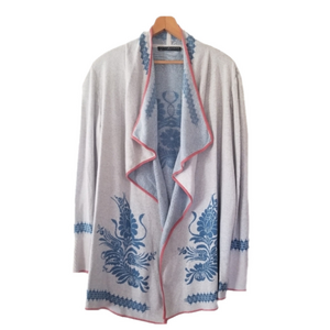 Peruvian Connection floral cardigan